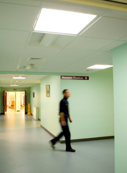 Solatube sun light tunnel Hospital Borders General Scotland