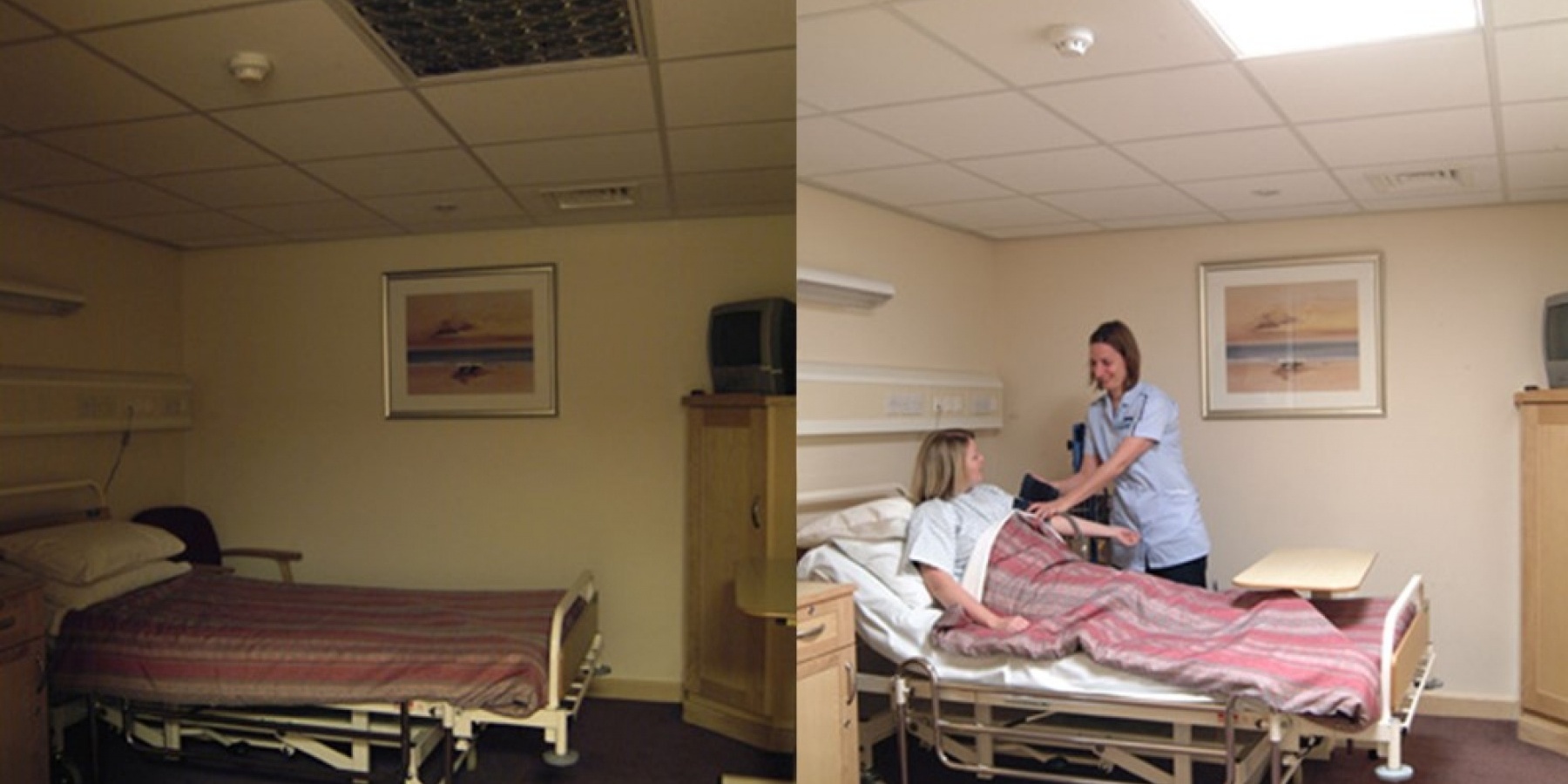 Do patients experience less pain with daylight