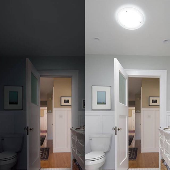 How to add daylight to a bathroom with no window
