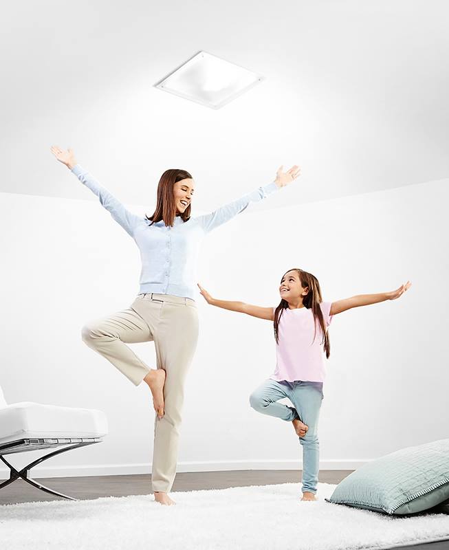 Can a Solatube have different ceiling diffusers