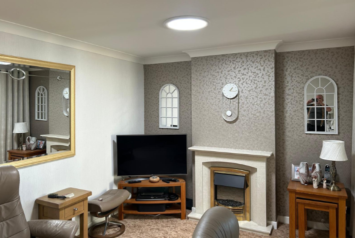Can a Solatube be installed in a living room in Scotland