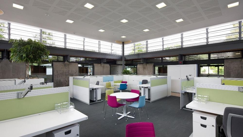 Solatube commercial daylighting systems providing natural light in a Scottish commercial building